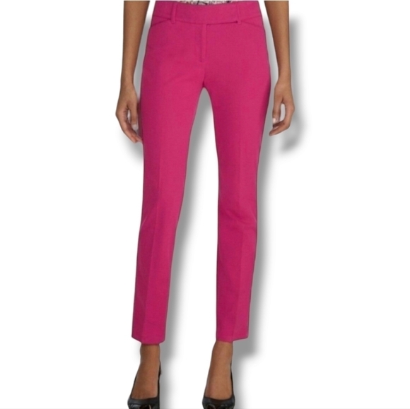White House Black Market Fusha Perfect Form Slim Ankle Side Zip Pants - Size 00R - Picture 1 of 7